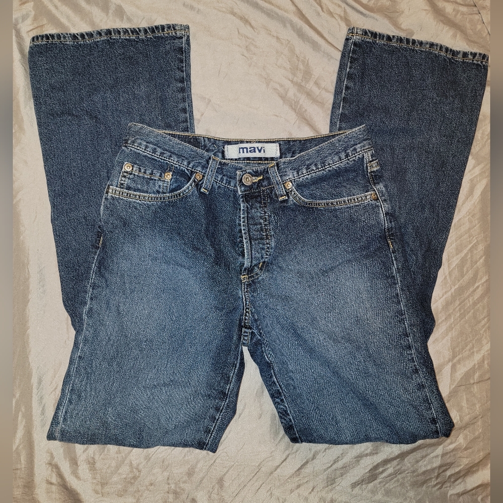 Mavi Button Fly Jeans 136 Molly Bootcut Womens Size 27/32